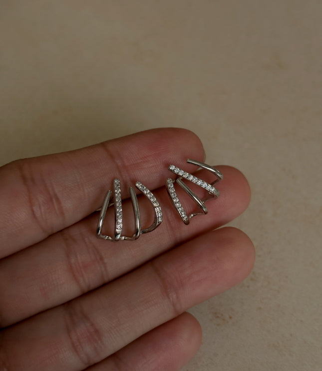 Pendientes Salma Silver