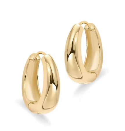 Rubiela hoops Gold