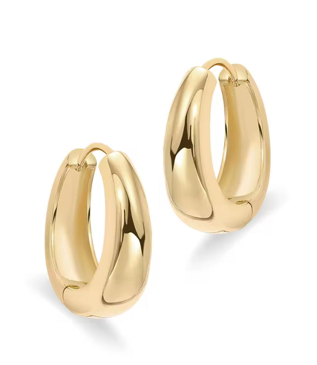 Rubiela hoops Gold