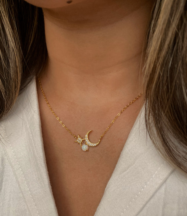 Collar Mi luna y estrella