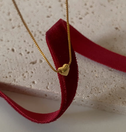 Collar corazón mini