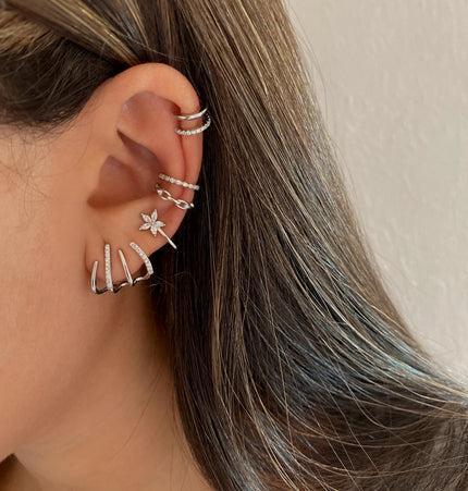 Pendientes Salma Silver