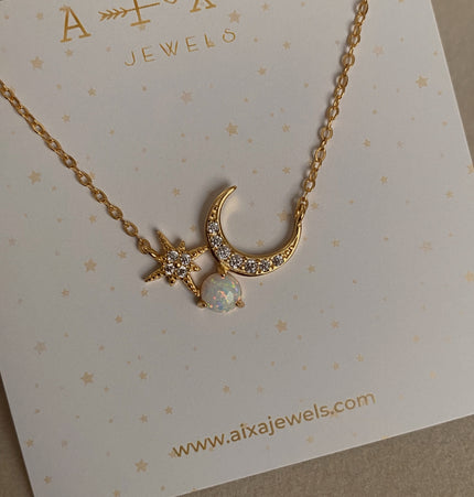 Collar Mi luna y estrella