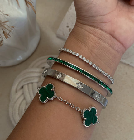 Omaira Bangle Silver