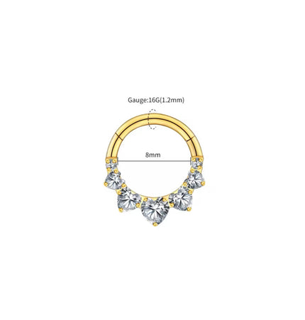 Titanio Lover Piercing - Gold