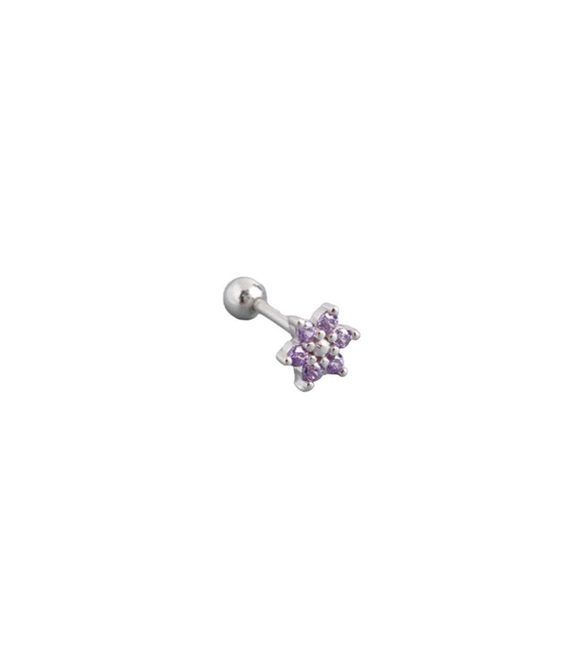 Piercing de Flor Silver - 02