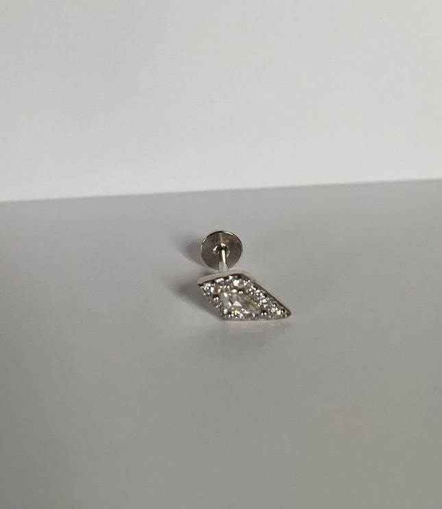 Piercing Fiero - flat Silver