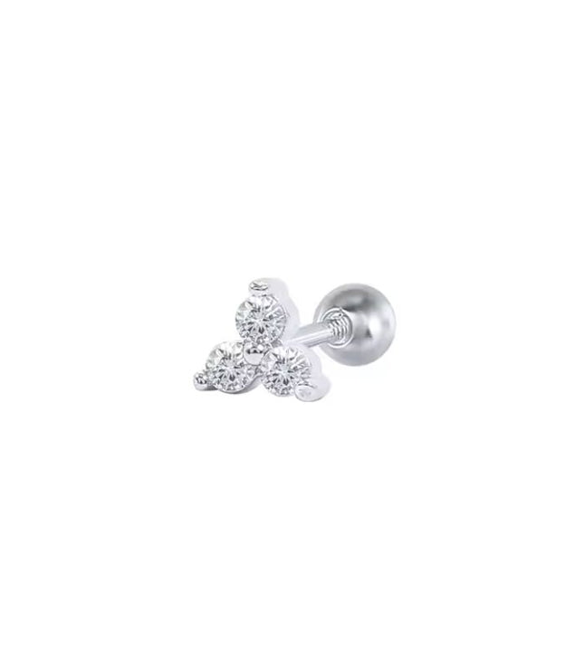 Piercing Trio Claro - Silver