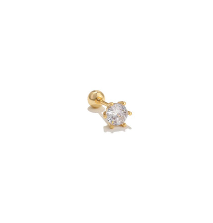 Dot piercing 4 mm Gold