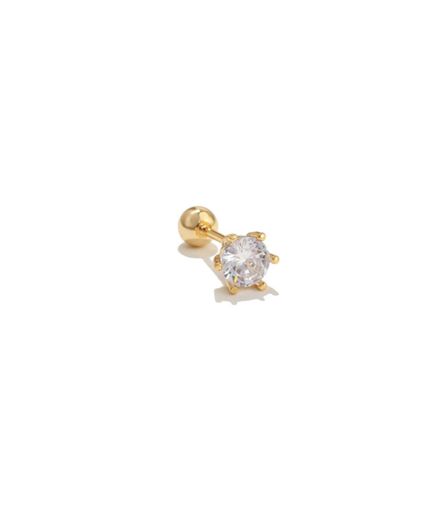 Dot piercing 4 mm Gold