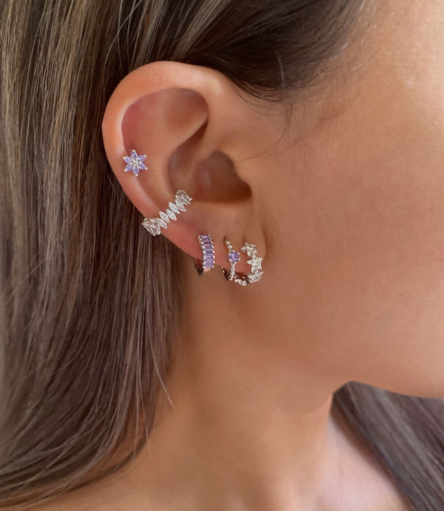 Alía hoops Silver