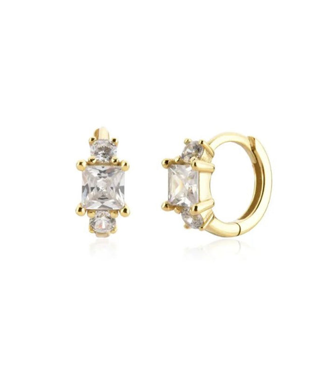 Dione Mini Hoops - Gold