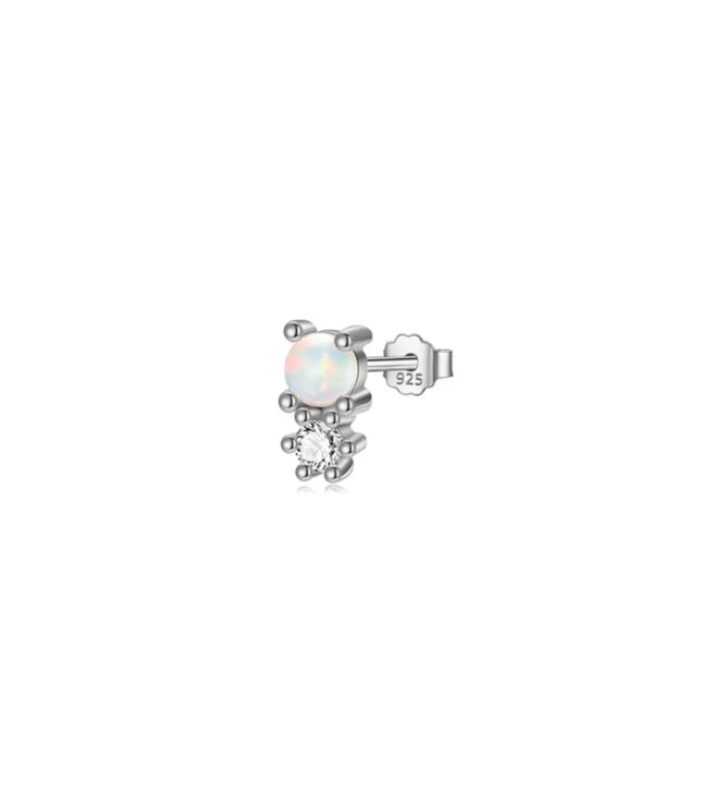 Mini ópalo tornasol Silver