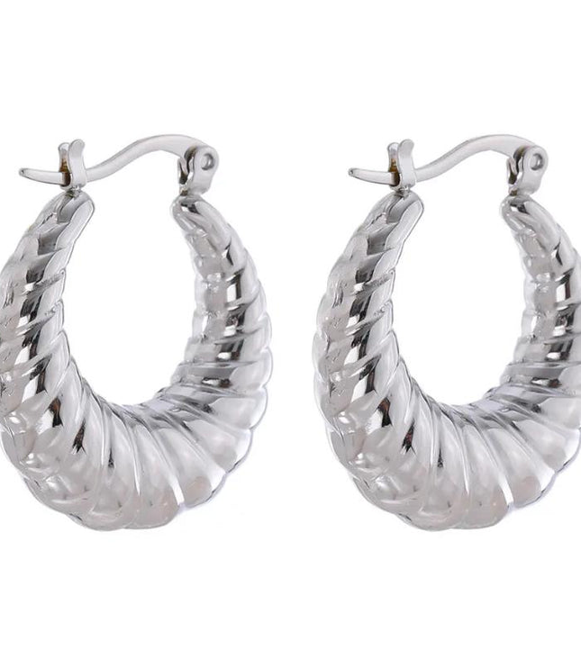 Vanessa hoops Silver