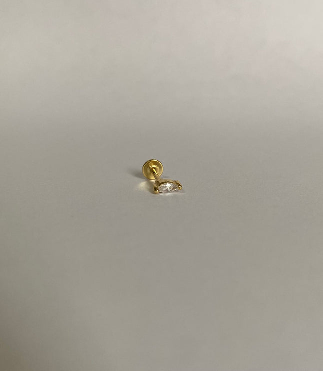 Piercing Dum - Flat Gold