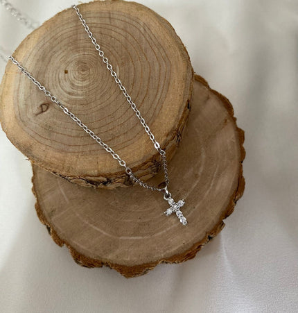 Collar cruz mini