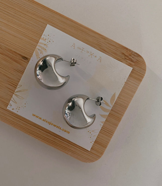 Pendientes Román Silver