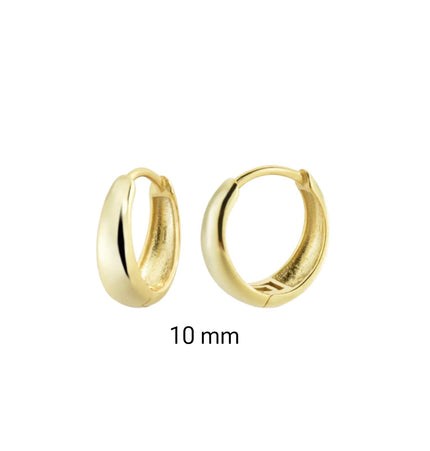 Rubiela hoops Gold