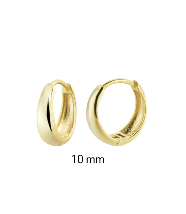 Rubiela hoops Gold