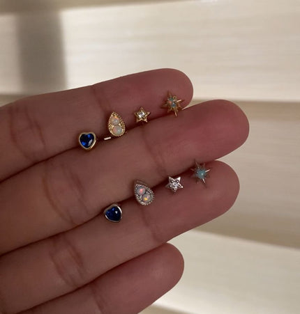 Fiore Flat Piercing - Silver