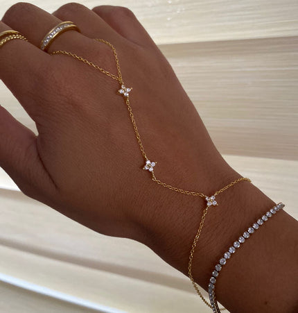 Dalia Hand Chain Gold