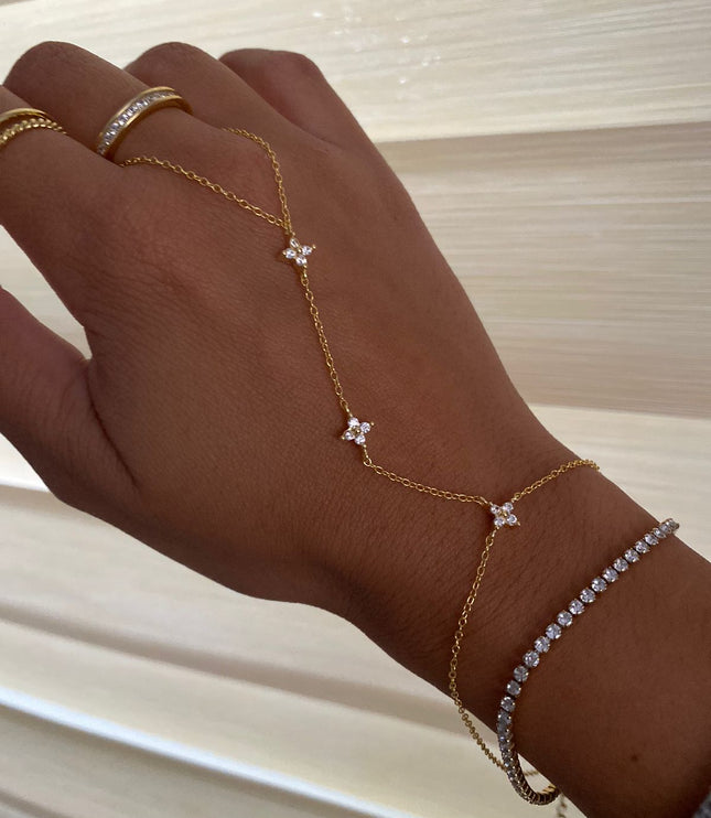 Dalia Hand Chain Gold