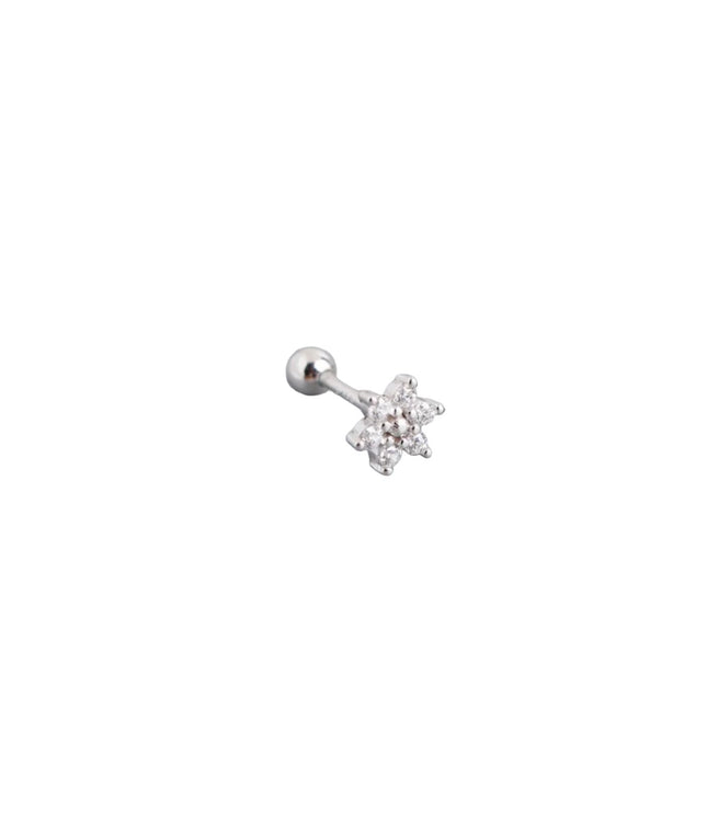Piercing de Flor Silver - 02