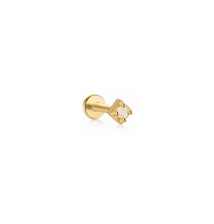 Jery piercing - flat opal