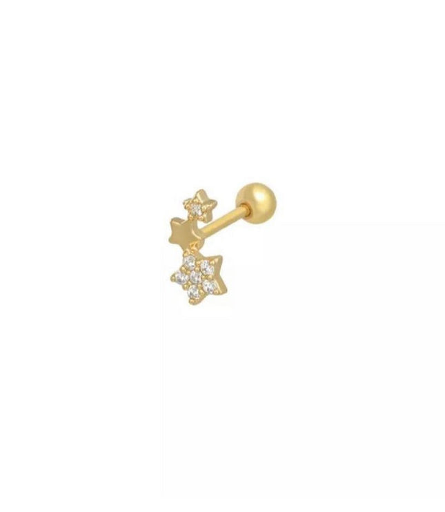 Piercing de estrellas Gold - 02