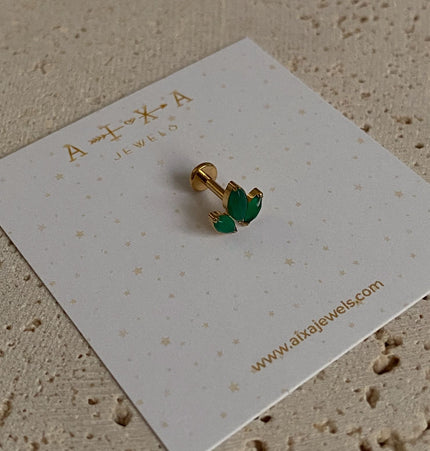 Titanio Trenni Piercing - Gold 6 mm