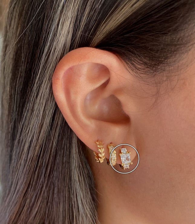 Dione Mini Hoops - Gold
