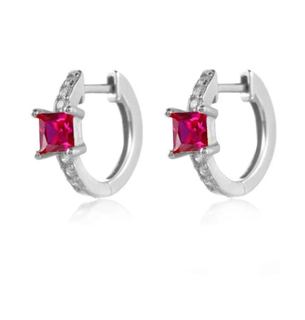 Pendientes Amina Silver