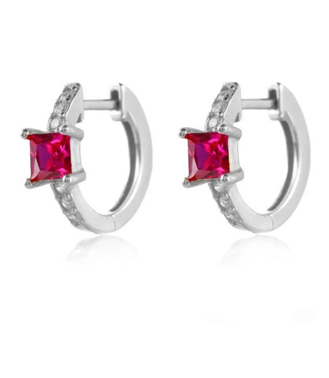 Pendientes Amina Silver