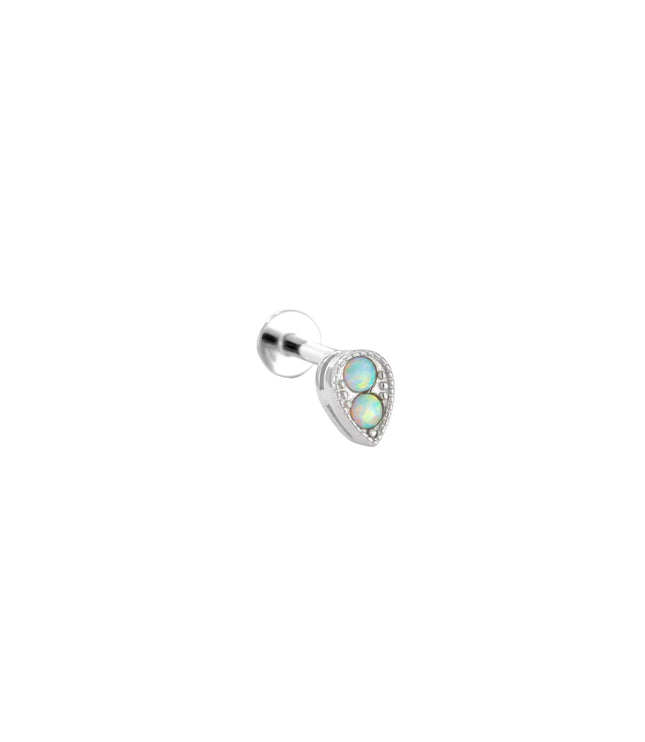 Fiore Flat Piercing - Silver