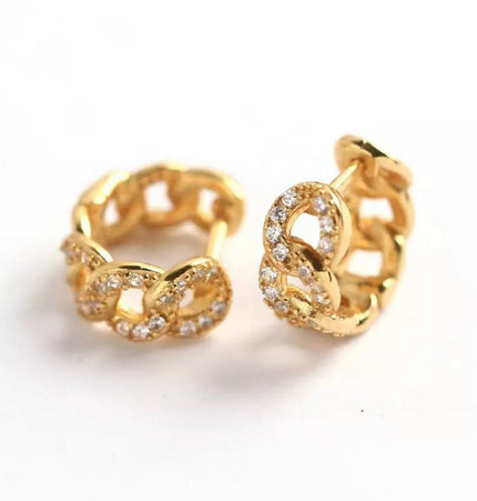 Elisse hoops Gold