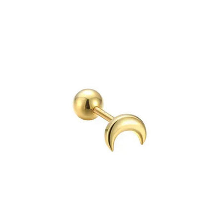 Mini luna Piercing Gold