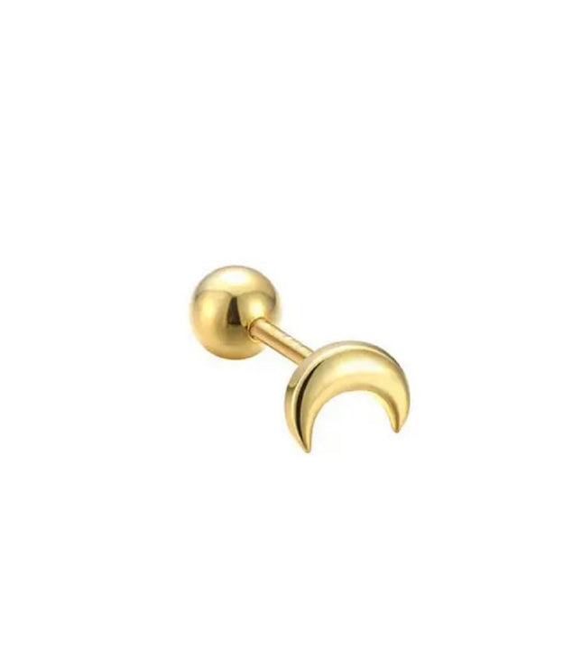Mini luna Piercing Gold