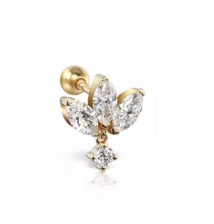 Oda piercing - Gold