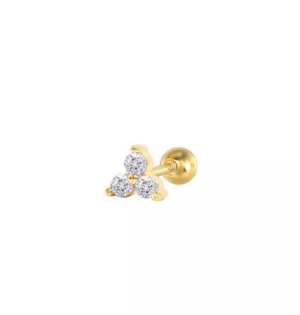 Piercing Trio Claro - Gold