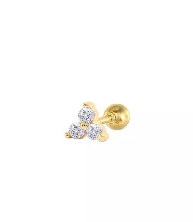 Piercing Trio Claro - Gold