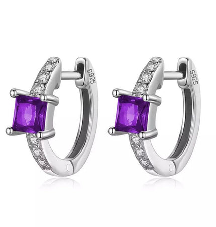 Pendientes Amina Silver